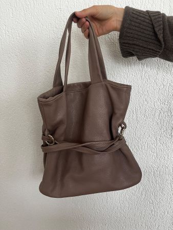 Braune Ledertasche in Top-Zustand