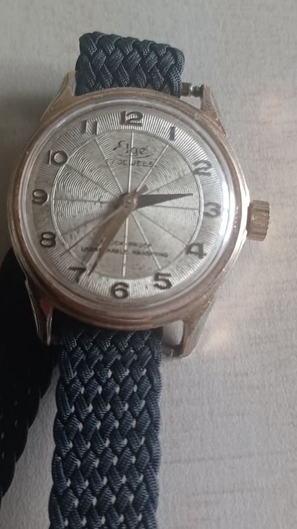Montre Vintage Femme ELGE 17 Rubis Plaqué Or - Mécanique à Remontage, à Réparer