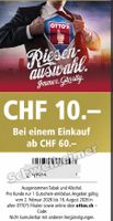 Ottos: Fr. 10.-- Rabatt ab Fr. 60.--  Online und Filiale