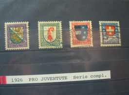 Pro Juventute Satz o 1926