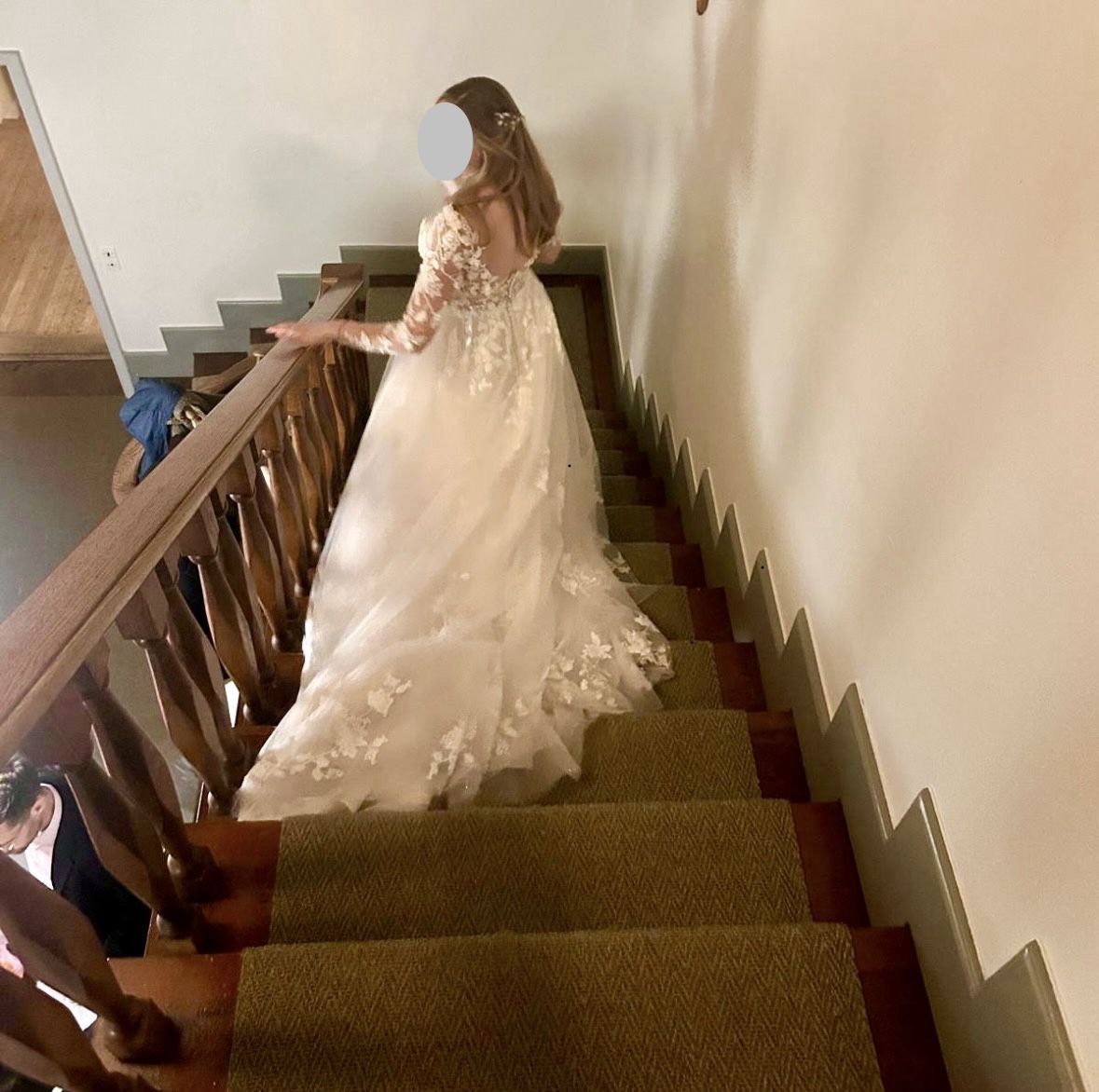 Vestiti: Wunderschönes Brautkleid mit Spitze, Grösse 38/40 – Usato da Greifensee venduto da FleurL 3