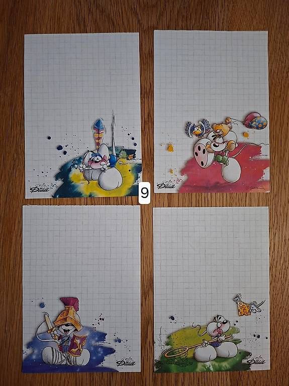 Carta: Seltene Diddl Blätter A6, Set 6-9 – Usato da Bischofszell venduto da bodesuri16 3