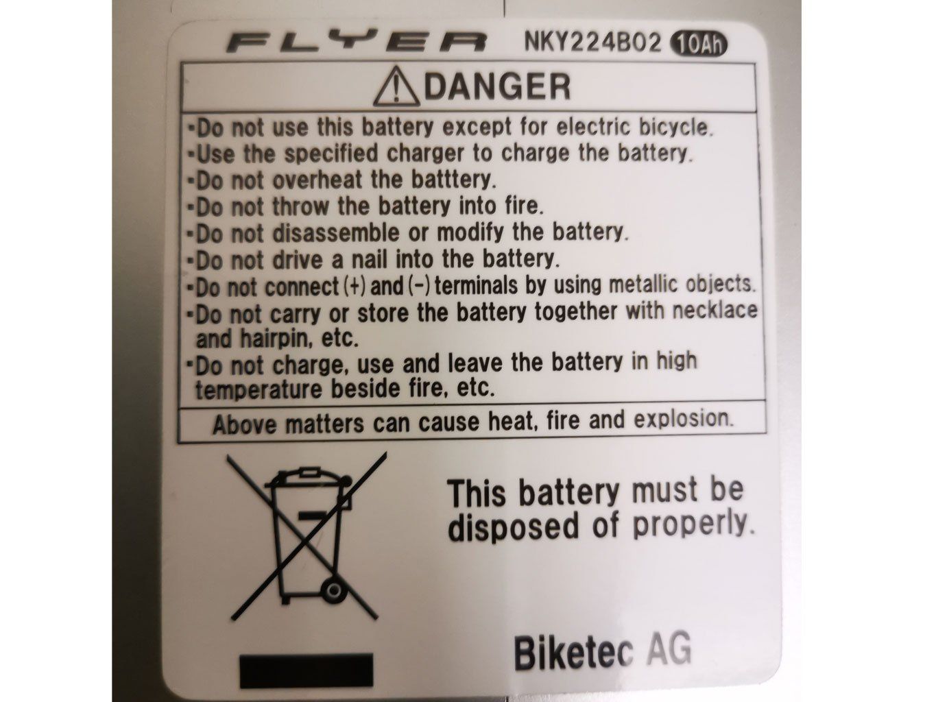 Flyer Biciclette: Flyer T8 Premium E-Bike – Usato da Langendorf venduto da Peacho 7