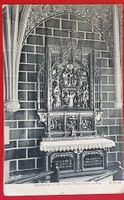 AK ZUG KIRCHE S MICHAEL ABSCHRIFT GEBETSTAFEL BEINHAUS 1940