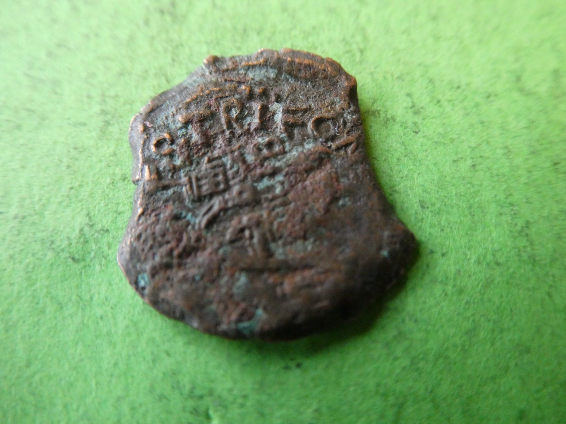 Tutti le monete: uralte   Bronzemünze,  17 mm  1.09   g – Usato da Hinterforst venduto da Rohusri 2