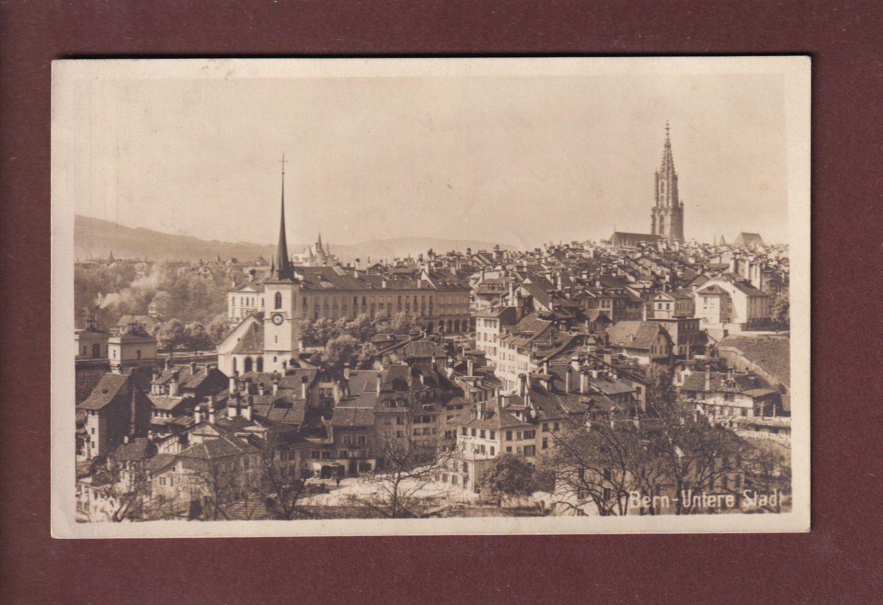 Cartoline postali: BERN - Untere Stadt - 1914 – Usato da Pully venduto da nicecards