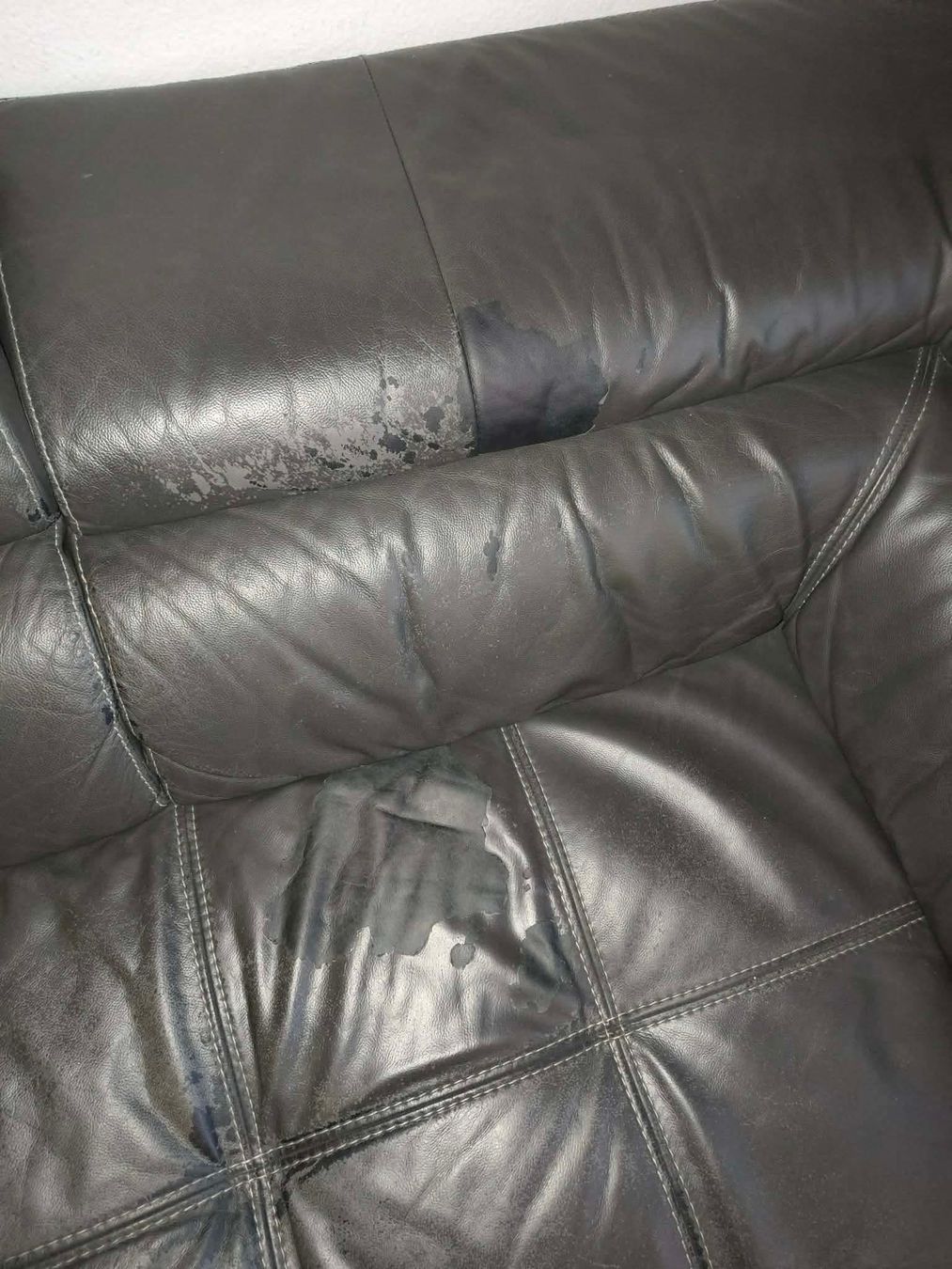 Sofas: Ecksofa echtleder anthrazit  – D'occasion à Nussbaumen AG par ado_cxm2 2