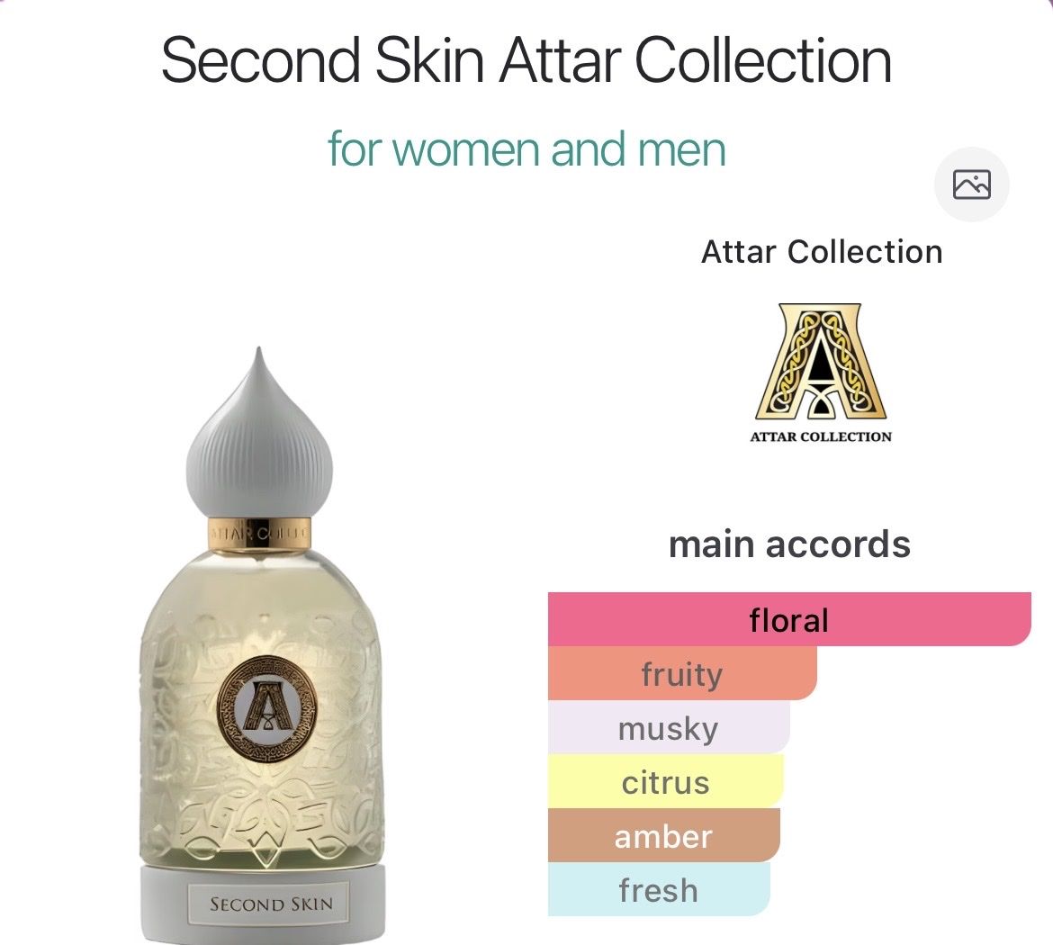 Profumi & Eau de Toilette: EXDP Second Skin by Attar Collection (decant) – Usato da Genève venduto da StaceyH 1