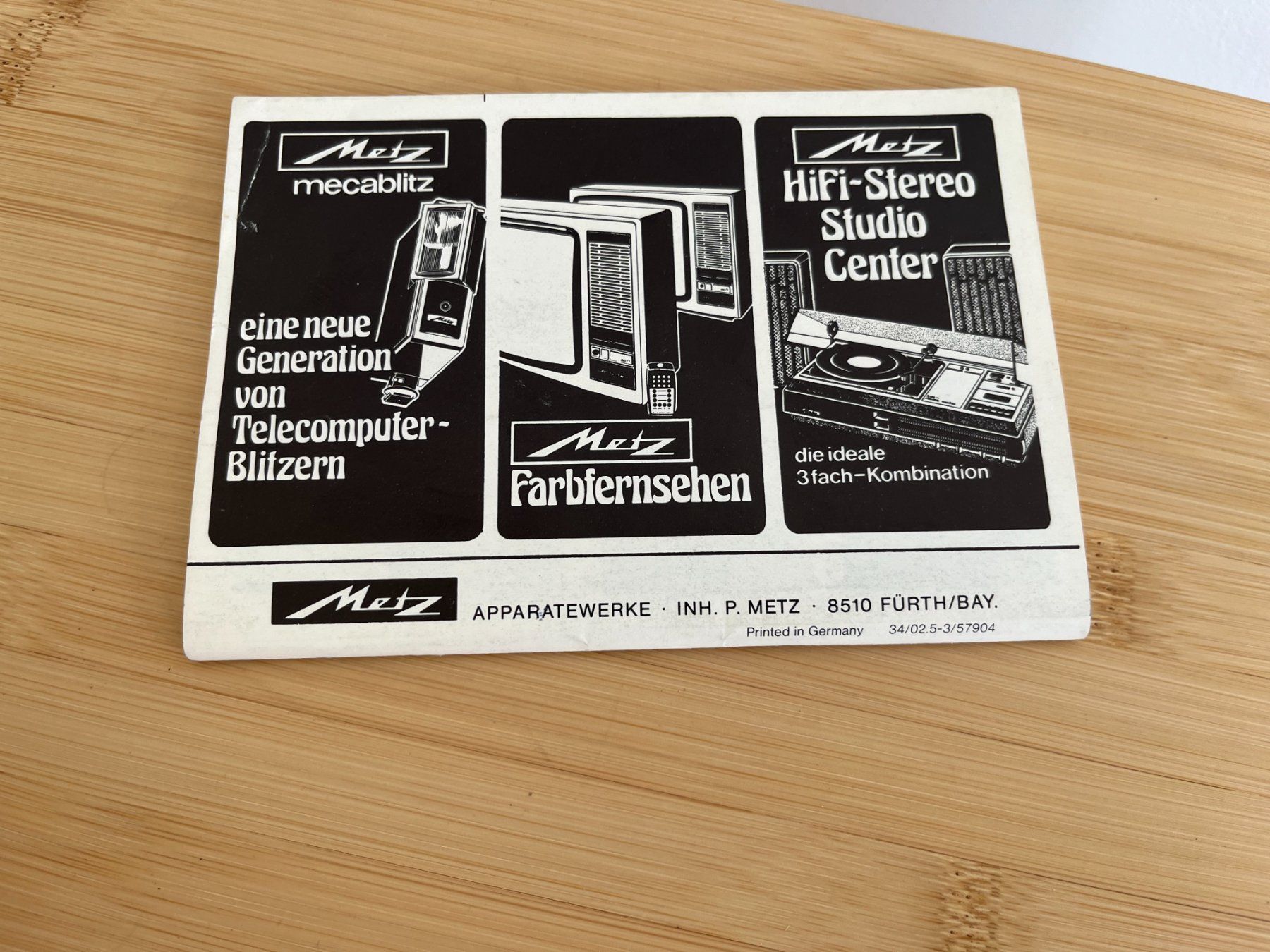 Livres: Notice Metz Megablitz 34BCT 2 – D'occasion à Petit Lancy par gil_hr6v 6