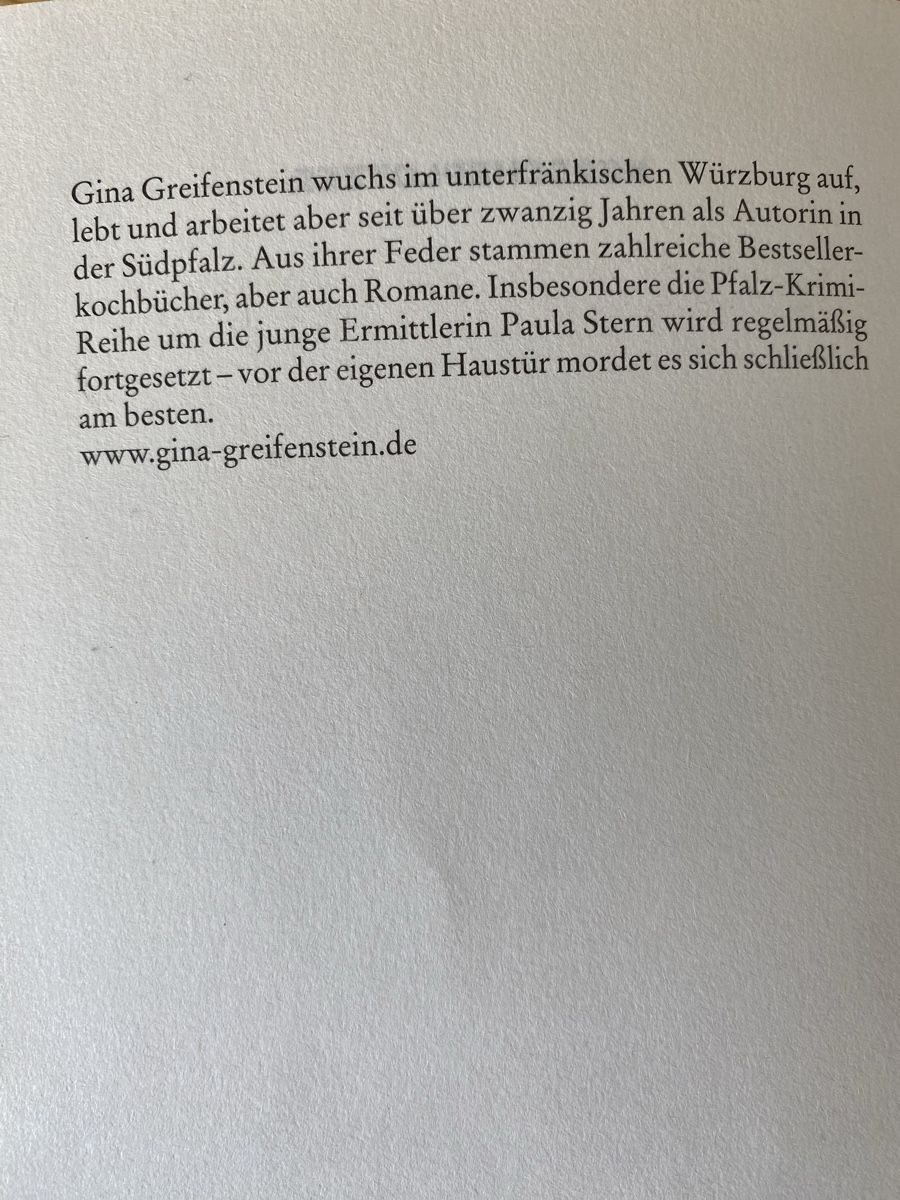 Libri: Kerscheplotzer/Pfalz Krimi - Gina Greifenstein – Usato da Schwarzenburg venduto da Michellu 5