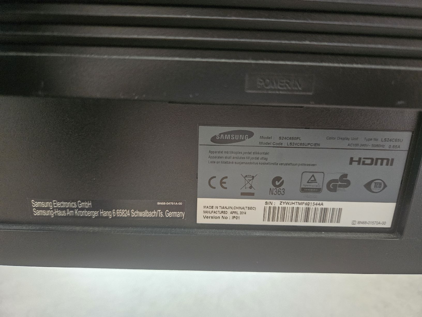 Monitor: Monitor Samsung 24" – Usato da Kriens venduto da noe_5hkf 4