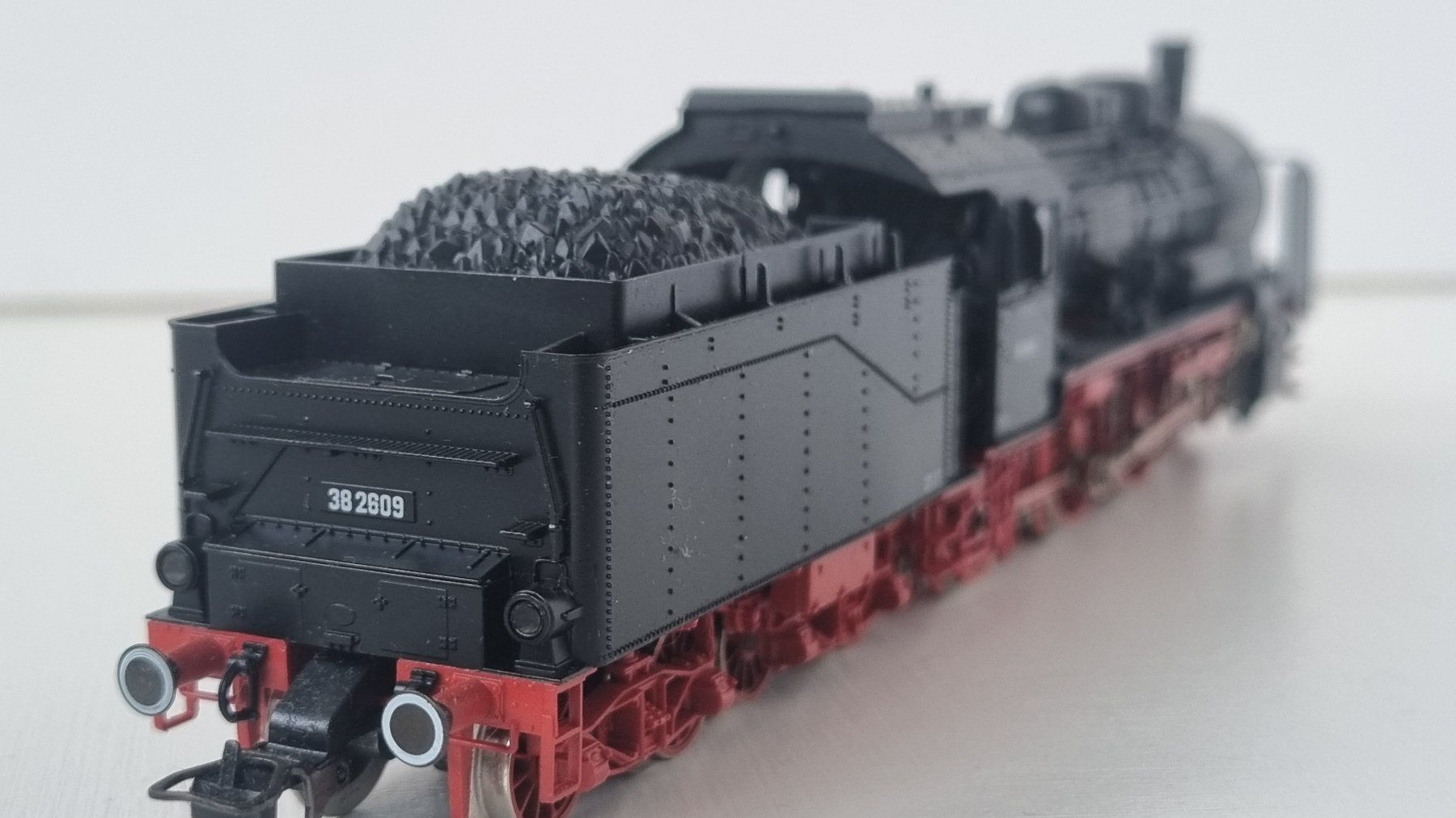 Fleischmann Modellini di ferrovie: HO, AC, Fleischmann, BR38 (38 2609) – Usato da Grand-Lancy venduto da LFW 4