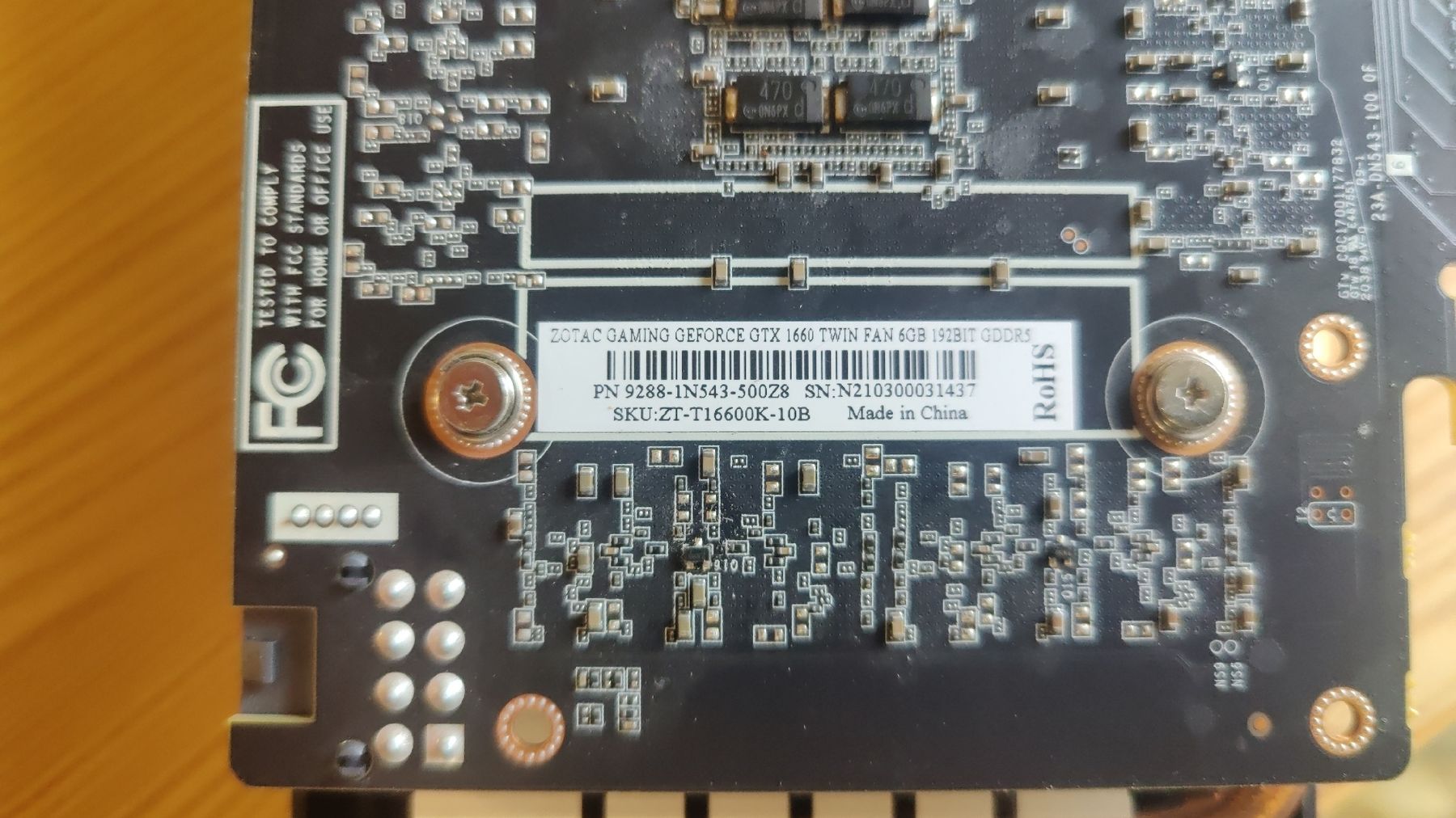 Zotac Grafikkarten: Zotac GTX1660 – Gebraucht aus Degersheim von HariOm 1