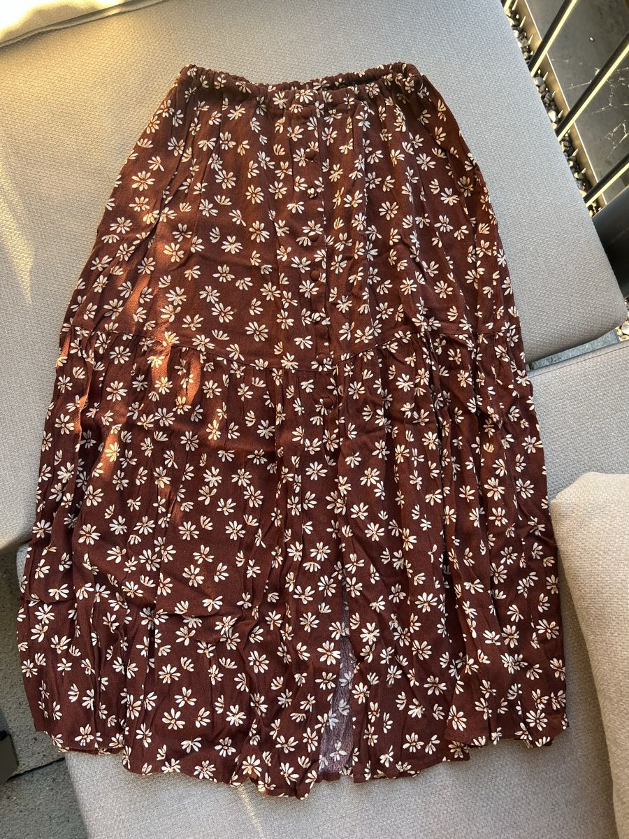 Mango Gonne: Sommerrock Blumenmuster Midi Gr S/M – Usato da Winterthur venduto da lalalalala 1