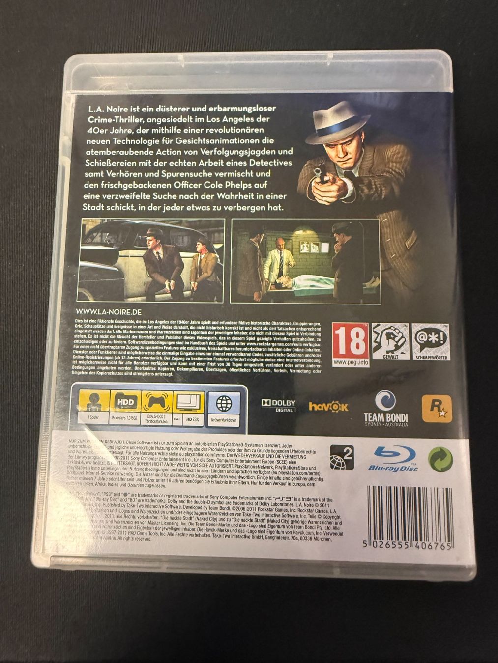 Sony Spiele: L.A. Noire - PS3 – Gebraucht aus Pont-de-la-Morge von Darfal 2