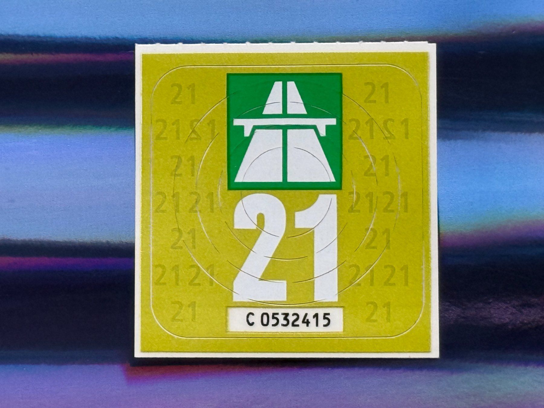Autobahnvignetten: Autobahnvignette 2021 - NEU! – Neu und originalverpackt aus Pfäffikon SZ von Sieben77