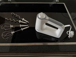 Braun Handmixer Typ 4644 500W inkl. Knethaken & Rührbesen