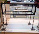 Vetrine: Schauvitrine Glas mit Schmiedeisen – Usato da Wetzikon ZH venduto da Mani0 3