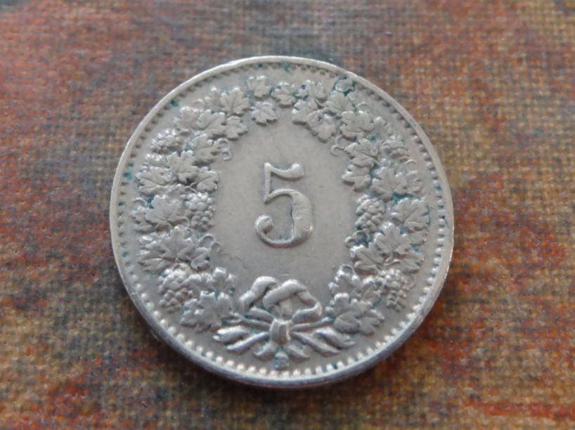 Tutti le monete: 5 Rp. 1940 – Usato da Romanel-sur-Lausanne venduto da Swift13 1