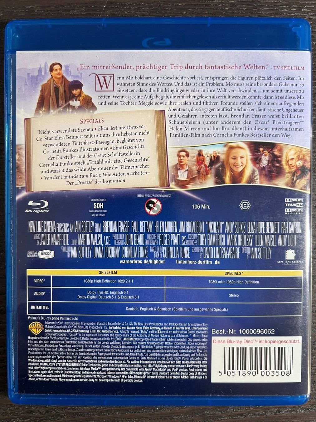 Tutti i DVDs: Tintenherz – Usato da Zürich venduto da Blu-ray_ZH 1