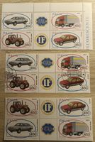 Lote sellos Italia, Italian-made vehicles. 1984 bloques