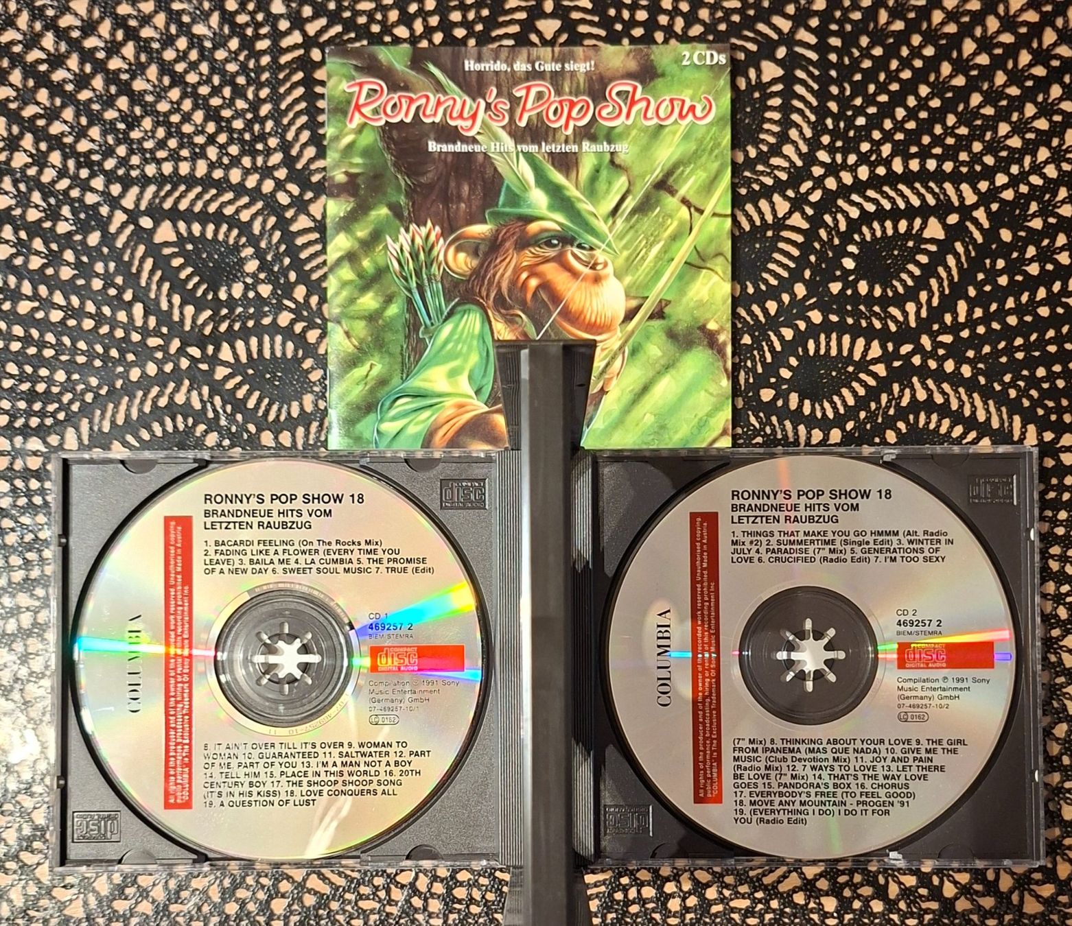CD: Ronny's Pop Show 18, Doppel CD, 1991, Hit Compilation, – Usato da Amriswil venduto da Celini3 2