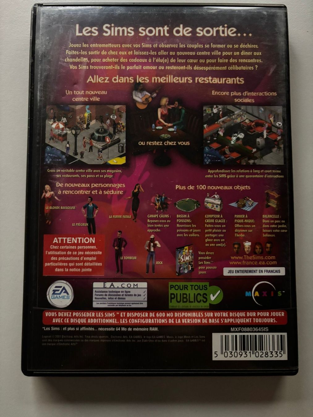 Giochi: Les Sims et plus si affinités (PC) – Usato da Herisau venduto da Seyashop1 2