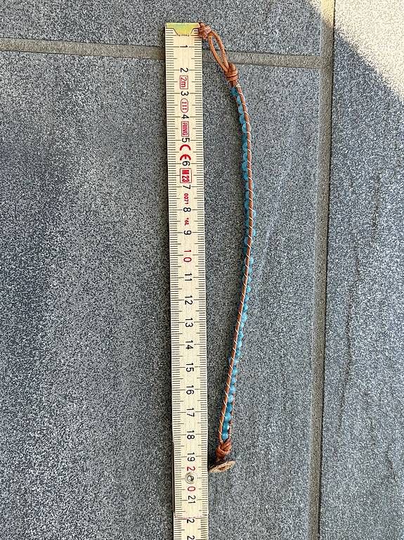 Armbänder & -reifen: Bracciale macrame con acquamarina  – Gebraucht aus Salorino von Ann_db 4