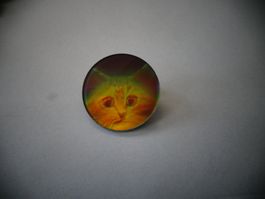 Alter Anstecker Katze