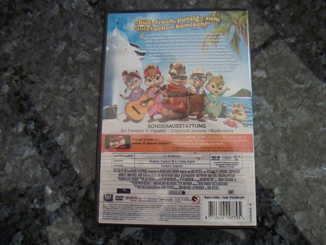 Tutti i DVDs: DVD : Alvin und die Chipmunks - ChipBruch – Usato da reitnau venduto da Sib7 1
