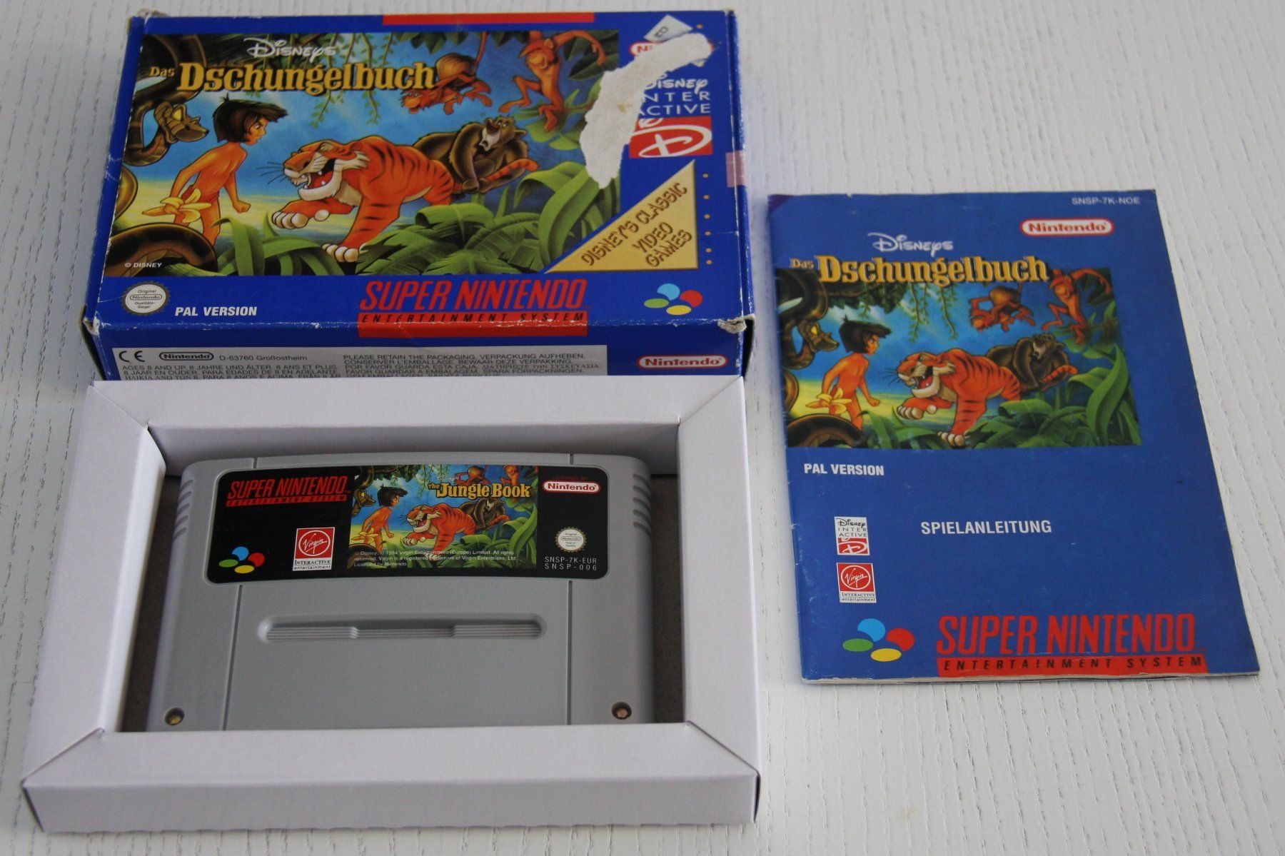 Giochi: SNES Das Dschungelbuch – Usato da Fisibach venduto da Retrogames24