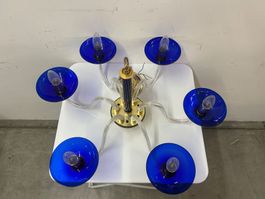 Designer Deckenlampe 6-flammig Murano-Glas aus Italien