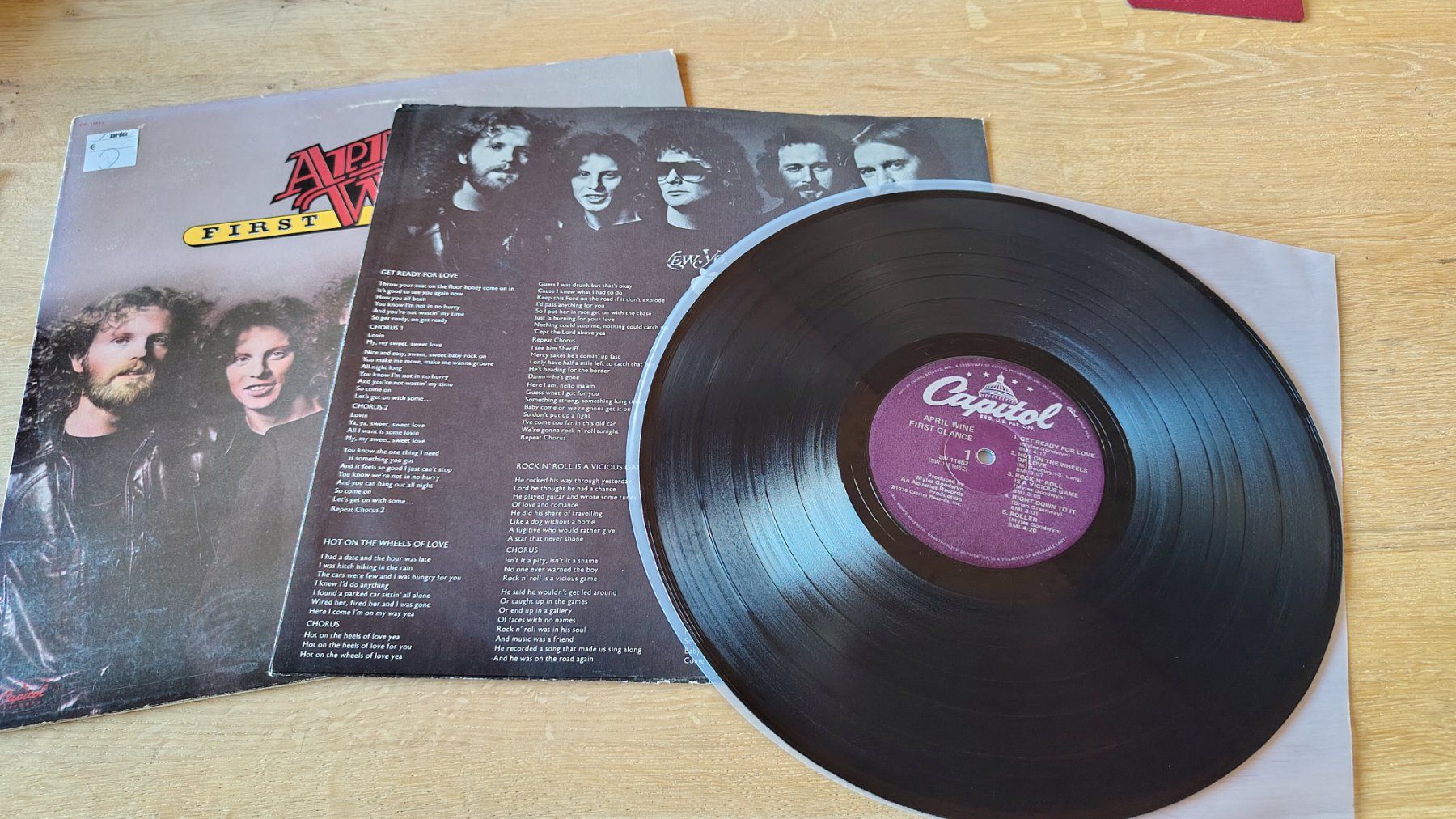 Dischi in vinile: Aprile Wine - First Glance USA 1978 – Usato da Untervaz venduto da Pillezei 2