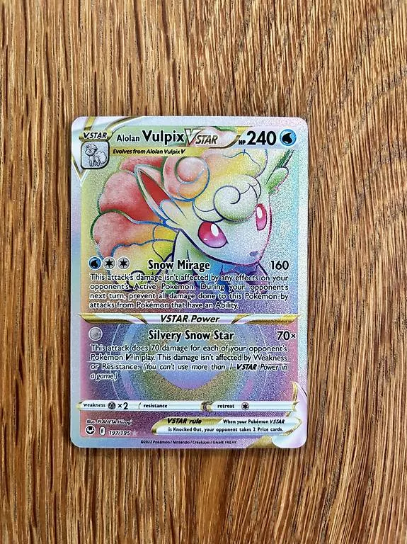 Pokémon Sammelbilder & Trading cards: Alolan Vulpix VSTAR – Neu (gemäss Beschreibung) aus Felsberg von samigro