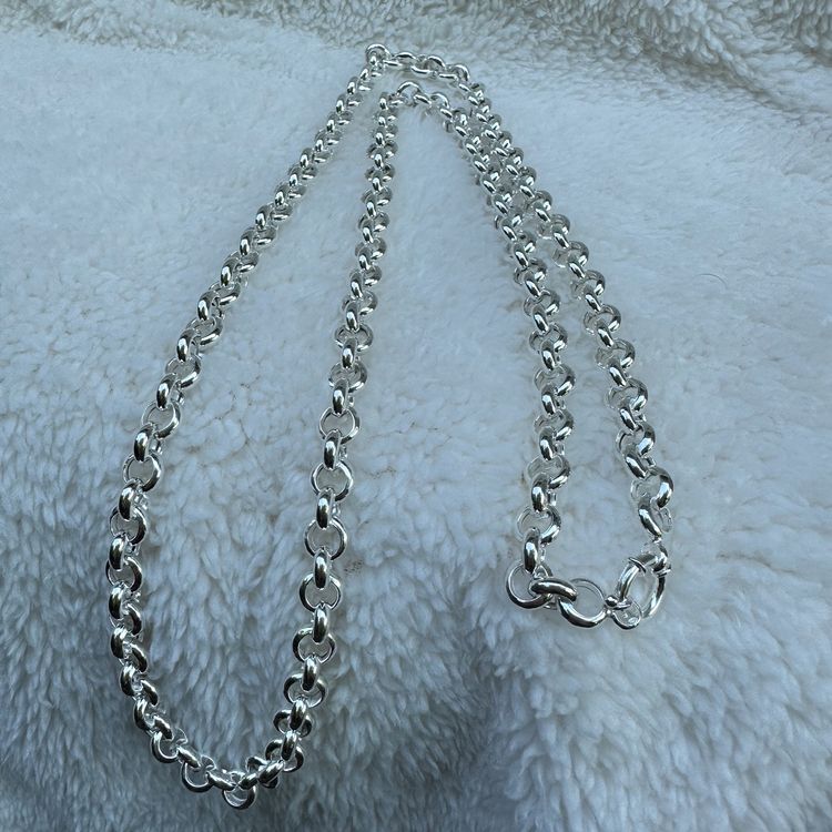SilberDream 925 Sterling Silber Charmskette Charms Halsschmuck 2X 90cm D2FC00299-2 EIN Geschenk zu Weihnachten, Geburtstag, Valentinstag für die Frau