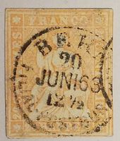 MA209) 25, Strubwl mit Vollstempel Kt. 120.-