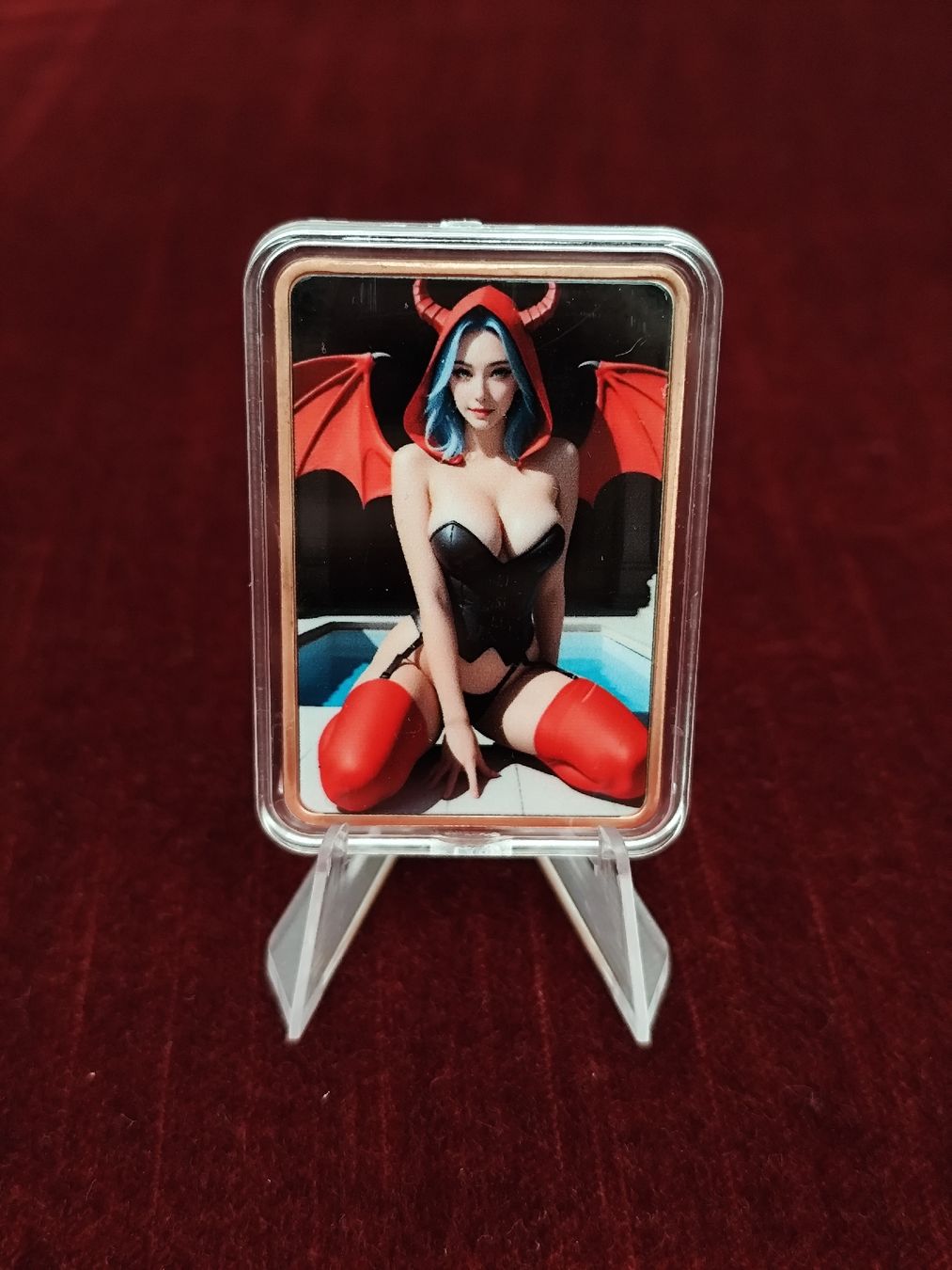 Tutti le monete: 1 OZ Kupferbarren "Erotic Devil" – Nuovo e nell'imballaggio originale da Diepoldsau venduto da Unique-Coins