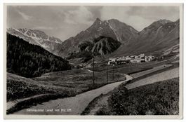 Samnauntal, Laret mit Piz Ott, gelaufen verm. 1937