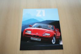 BMW Z1 Prestige Prospekt  2/1990 Deutsch