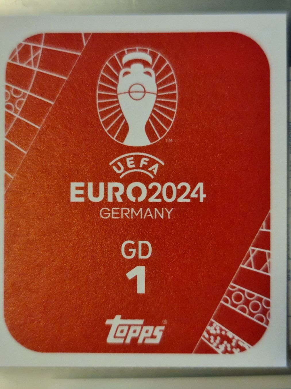 Topps Sammelbilder & Trading cards: Topps EM 2024 Gruppe D - GD 1 – Neu und originalverpackt aus Dintikon von Prime-shop 1