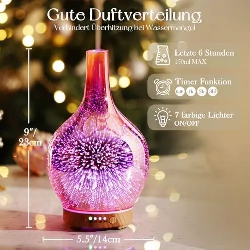 Umidificatori d'aria: Diffuser Luftbefeuchter,150ml Handgeblasen – Nuovo e nell'imballaggio originale da Hundwil venduto da pac_6jh8 2