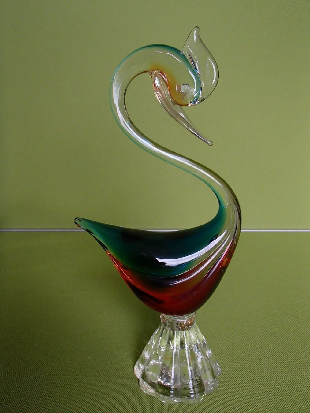 Skulpturen & Statuen: MURANO farbiger eleganter Vogel Figur – Gebraucht aus Schöfflisdorf von pullux 2