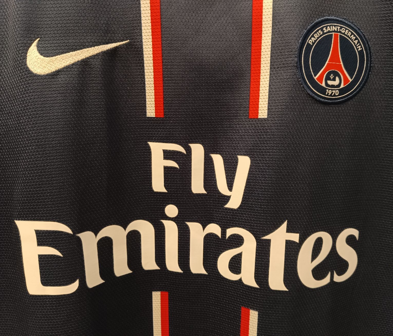 Nike Canottiere & Pantaloni: BECKHAM #32 Original PSG 2012-13 Home Trikot – Usato da St-Léonard venduto da SwissDealsJersey 2