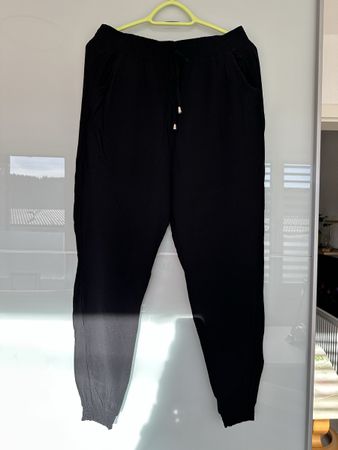 Pantalon d'été neuf Chicorée noir, taille L - Impeccable!
