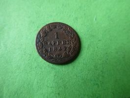 Zürich 1842, 1 Rappen