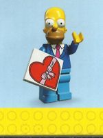 HOMER SUNDAY BEST LEGO MINIFIGURE 71009 SIMPSONS serie 2 new