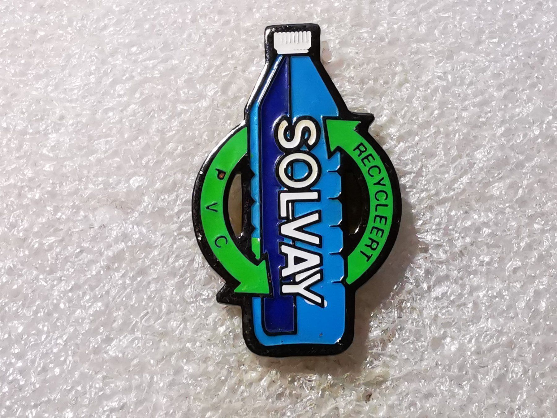 Placchette & Badge: Ansteckpin 80: Solway – Usato da Oppligen venduto da Pin-Fall-Shop