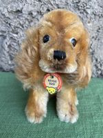 Steiff Plüschhund Revue Susi hellbraun guter Zustand