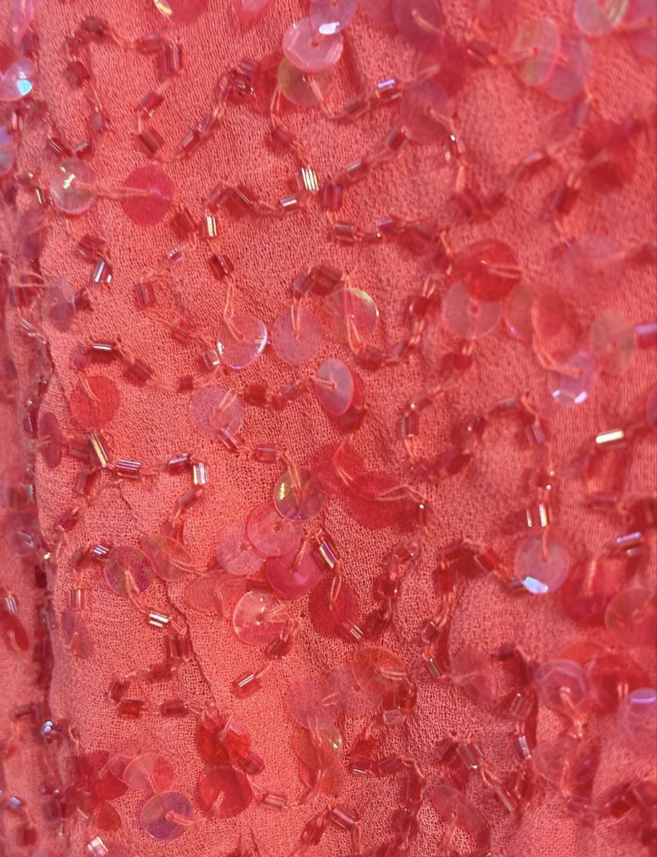 Tops: Korallfarbenes Pailletten-Top – D'occasion à Aarau par Secondfish 2