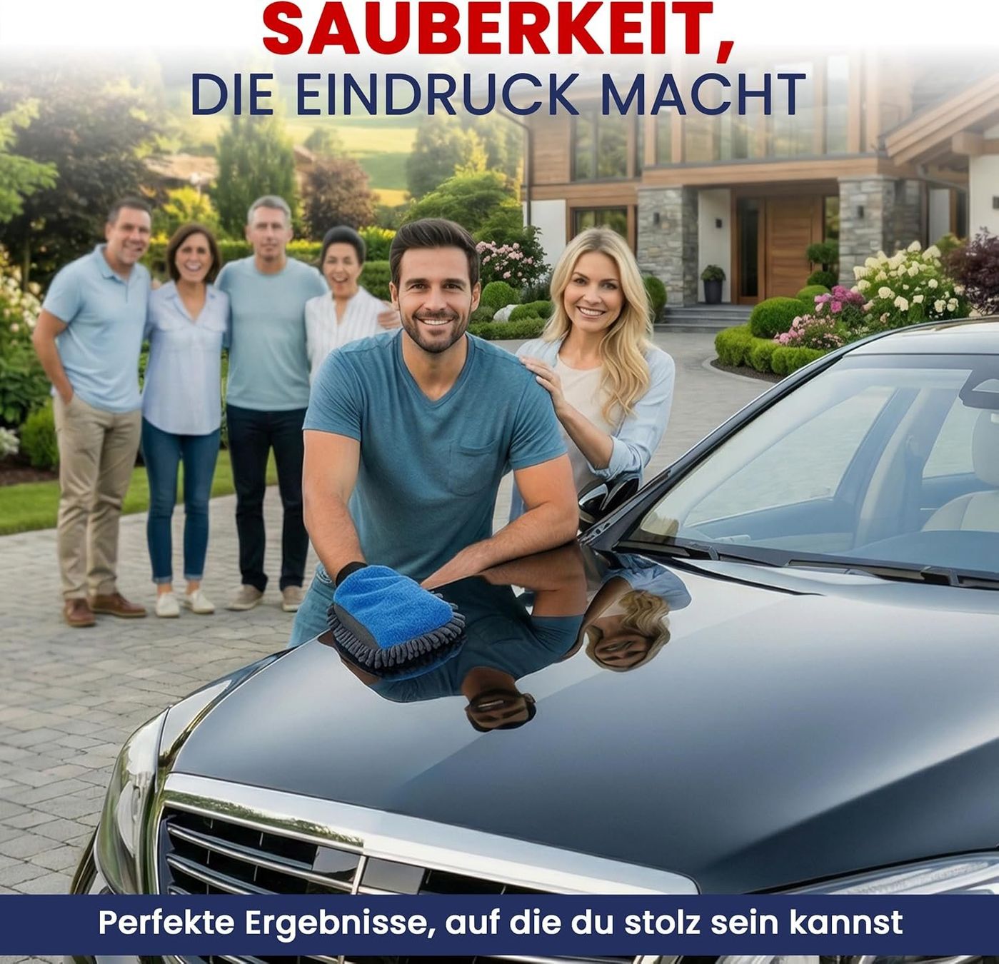 Prodotti per la cura: Auto Waschhandschuh 3in1 Mikrofaser Kratzfrei – Nuovo e nell'imballaggio originale da Suhr venduto da SchnapperCH 3